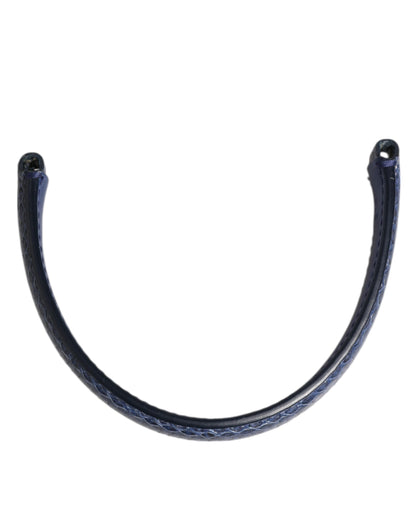 Dolce & Gabbana Blue Large Ayers Leather Bag Handle Women Shoulder Strap