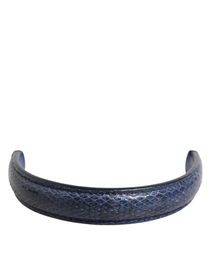 Dolce & Gabbana Ayers Calf Leather Shoulder Strap - Blue