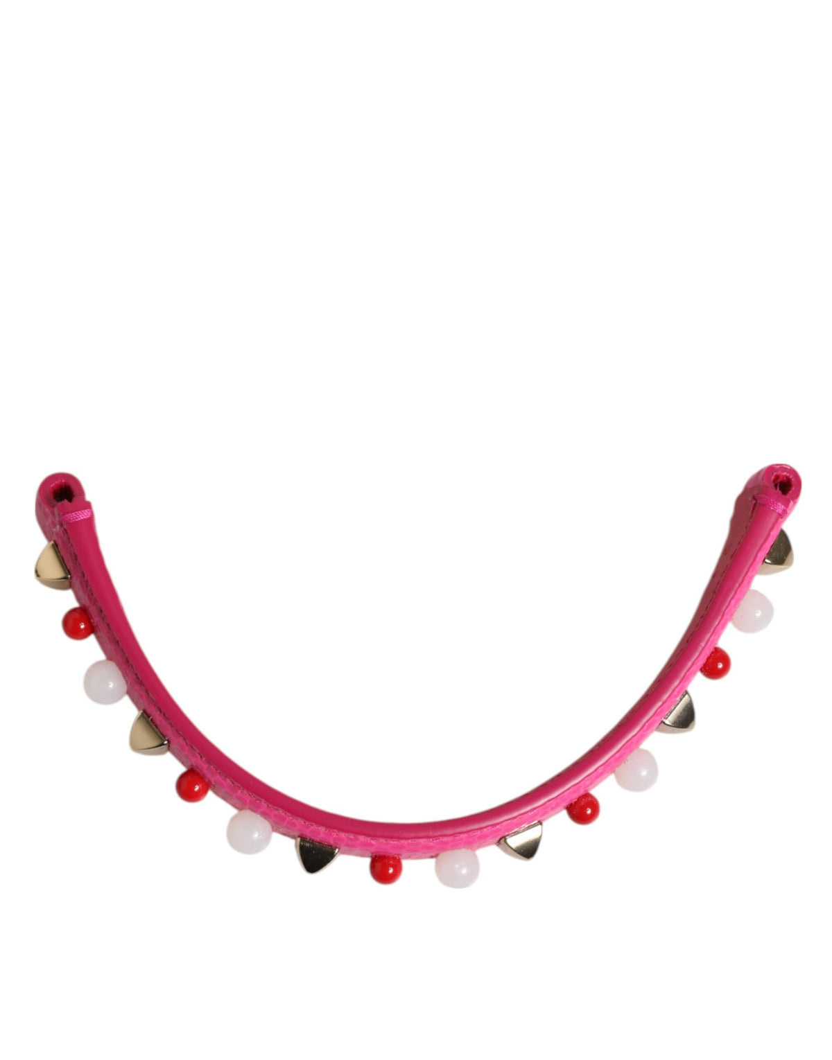 Dolce & Gabbana Calf Leather Shoulder Strap - Pink