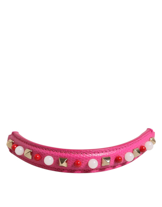 Dolce & Gabbana Calf Leather Shoulder Strap - Pink