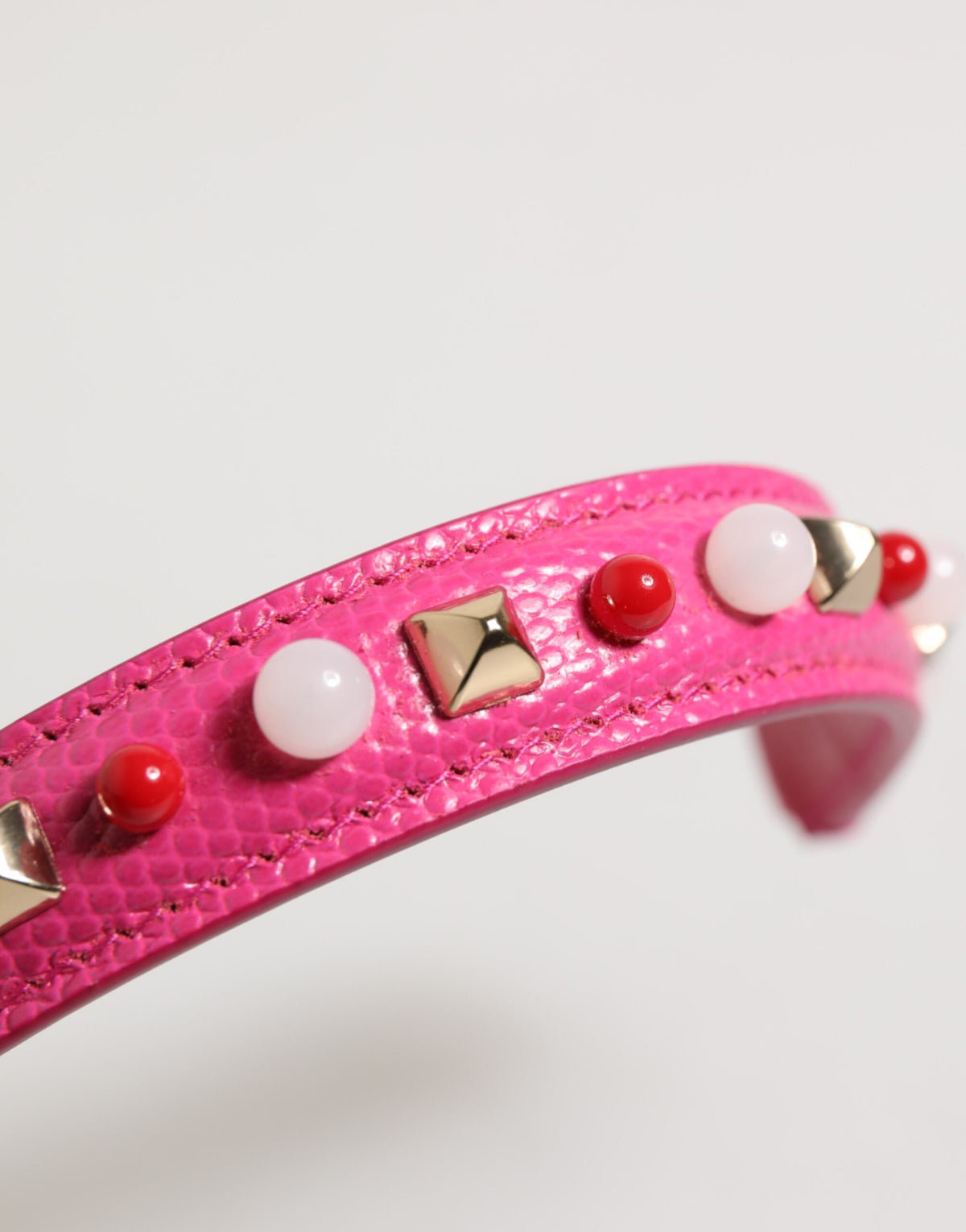 Dolce & Gabbana Calf Leather Shoulder Strap - Pink