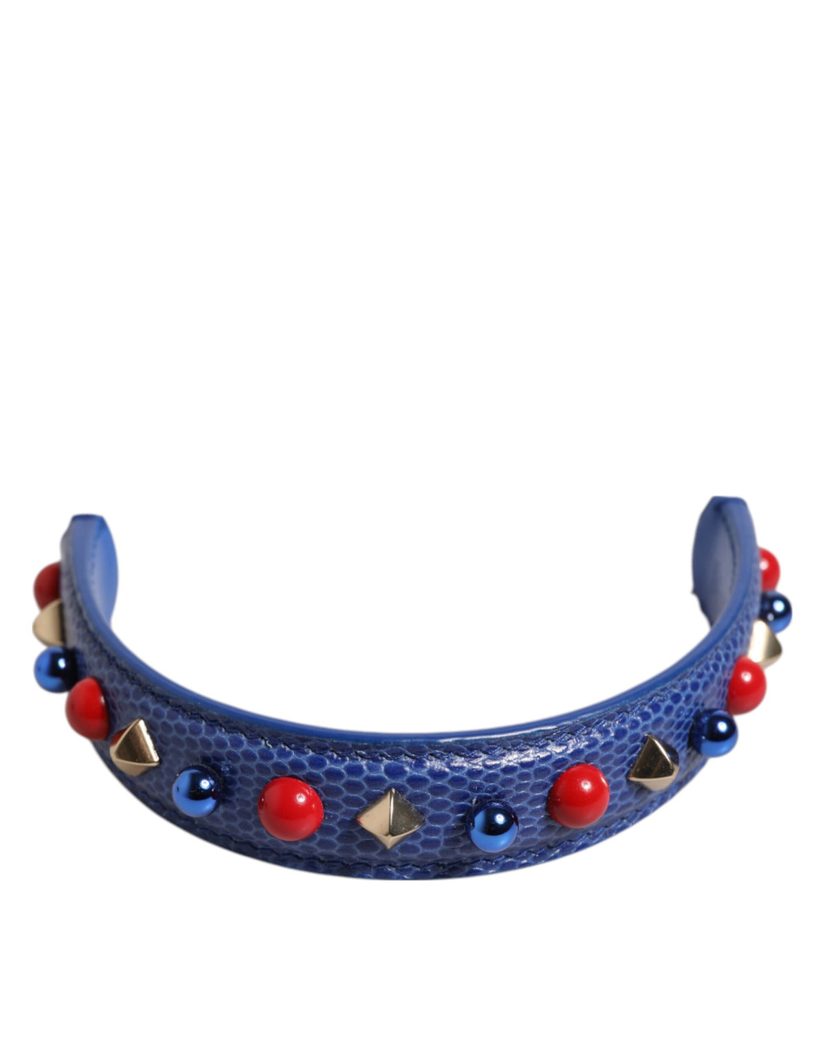 Dolce & Gabbana Calf Leather Shoulder Strap - Blue