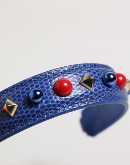 Dolce & Gabbana Calf Leather Shoulder Strap - Blue
