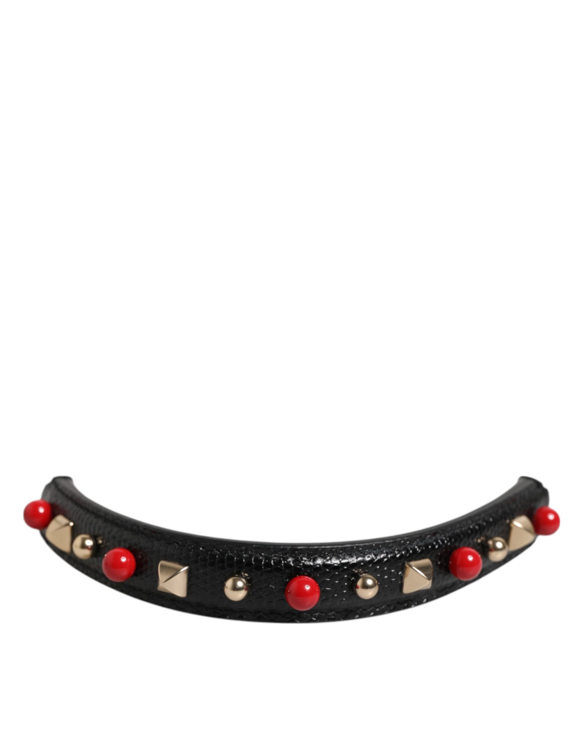 Dolce & Gabbana Calf Leather Shoulder Strap - Black