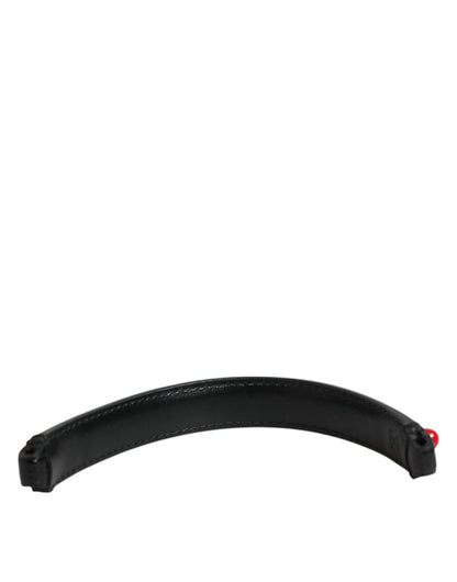 Dolce & Gabbana Calf Leather Shoulder Strap - Black