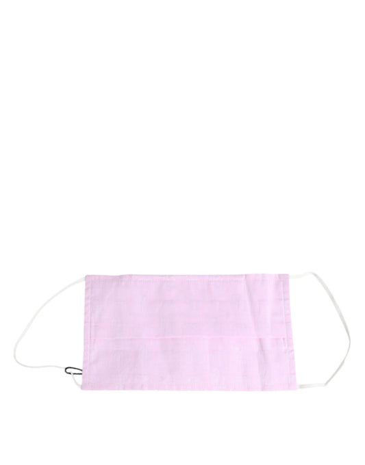 Dolce & Gabbana Cotton Face Mask - Pink