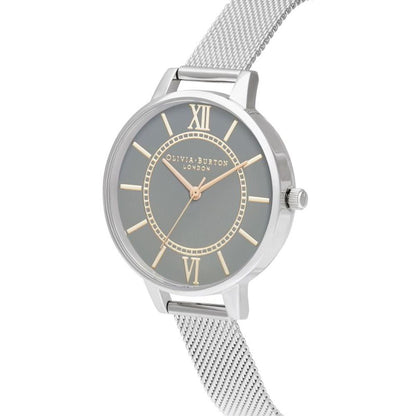 Olivia Burton Silver Stainless Steel Watch