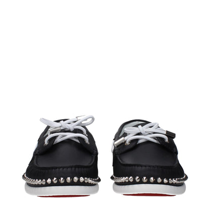 Christian Louboutin Black Leather Loafer