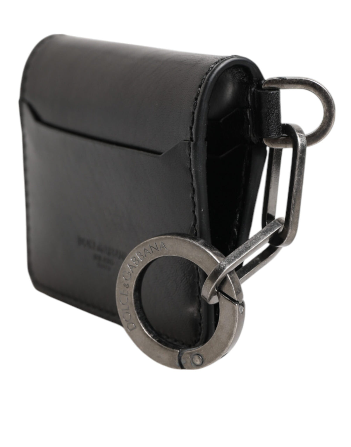 Dolce & Gabbana Horse Leather Cardholder Wallet - Black