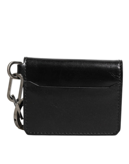 Dolce & Gabbana Horse Leather Cardholder Wallet - Black