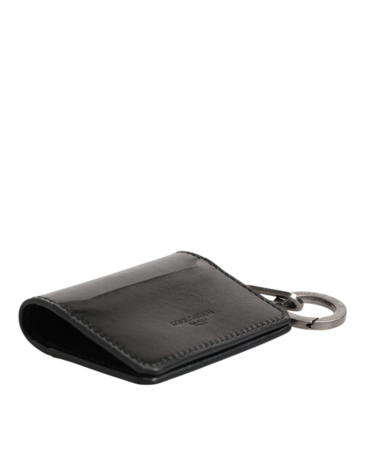 Dolce & Gabbana Horse Leather Cardholder Wallet - Black
