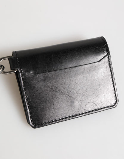 Dolce & Gabbana Horse Leather Cardholder Wallet - Black
