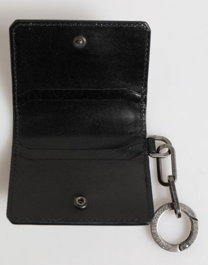 Dolce & Gabbana Horse Leather Cardholder Wallet - Black