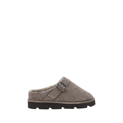 Brunello Cucinelli Fur Sabot