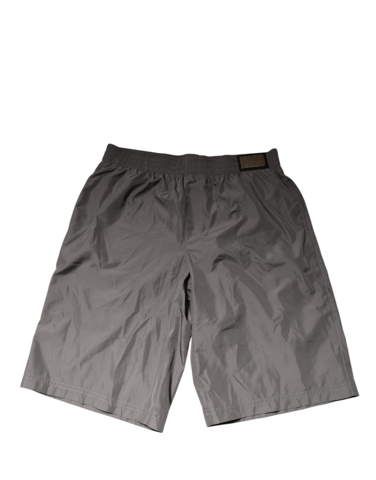Dolce & Gabbana Men's Nylon Swim Shorts - Gray Light Grey