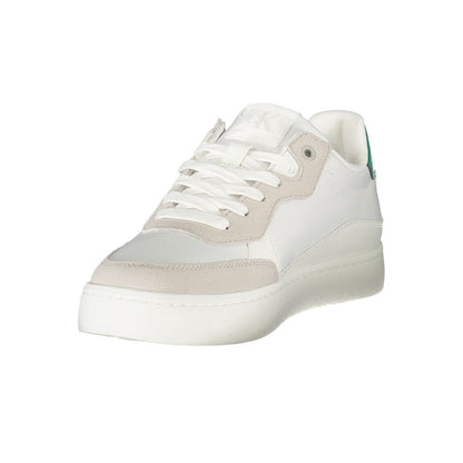 Calvin Klein White Polyester Sneaker