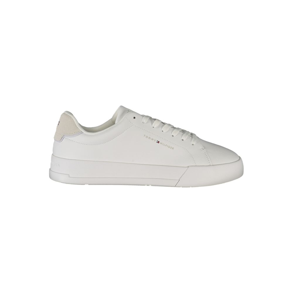 Tommy Hilfiger White Polyester Sneaker