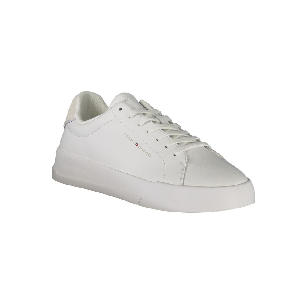 Tommy Hilfiger White Polyester Sneaker