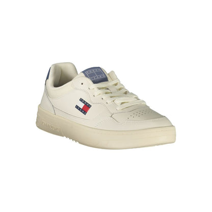 Tommy Hilfiger White Polyester Sneaker