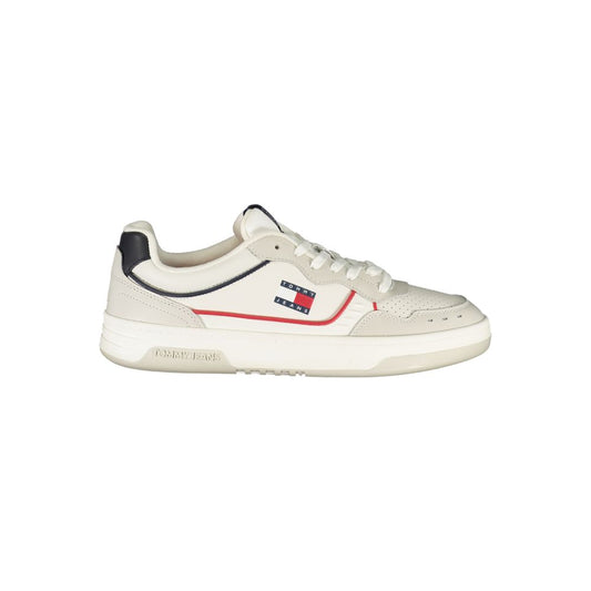 Tommy Hilfiger White Polyester Sneaker