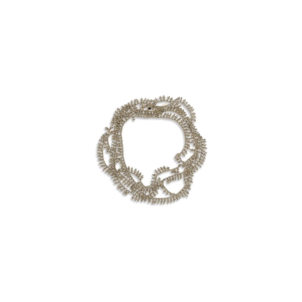 Brunello Cucinelli Silver Knotted Bracelet