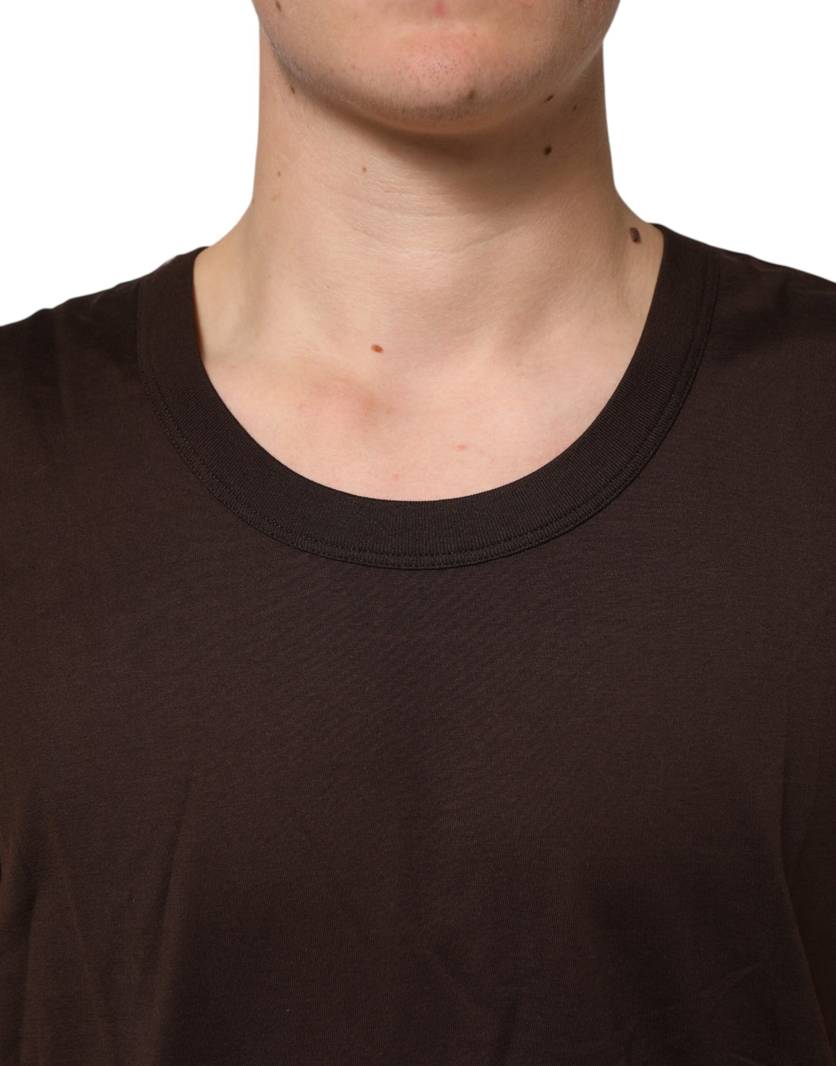 Dolce & Gabbana Men's Regular Fit Cotton Tank Top - Brown