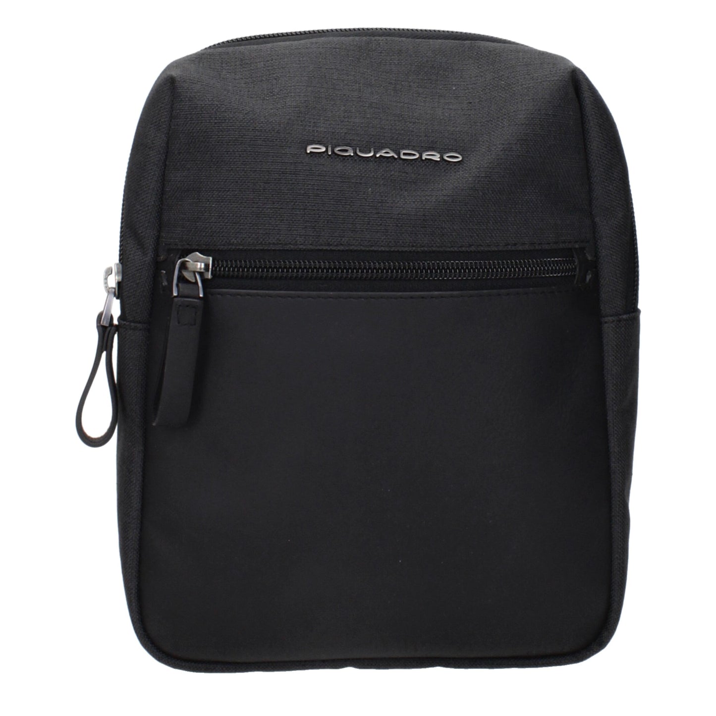 Piquadro Black Fabric Crossbody Bags