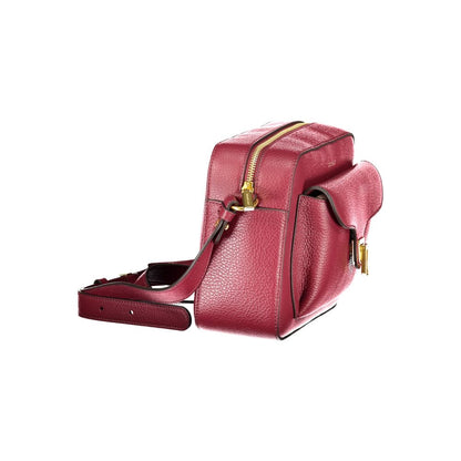 Coccinelle Sangria Leather Beat Soft Crossbody Handbag