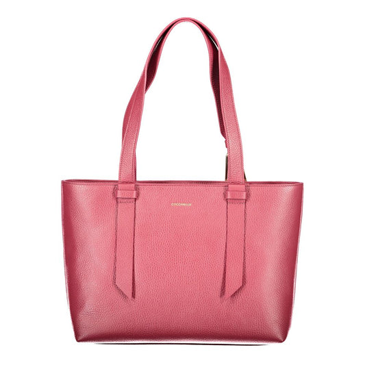 Coccinelle Sangria Leather Malory Large Tote Handbag