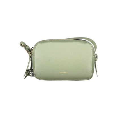Coccinelle Green Leather Malory Small Crossbody Handbag