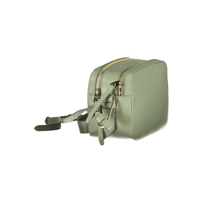 Coccinelle Green Leather Malory Small Crossbody Handbag