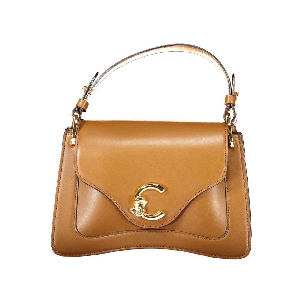 Coccinelle Brown Leather C-Me Calf Cocker Small Handbag