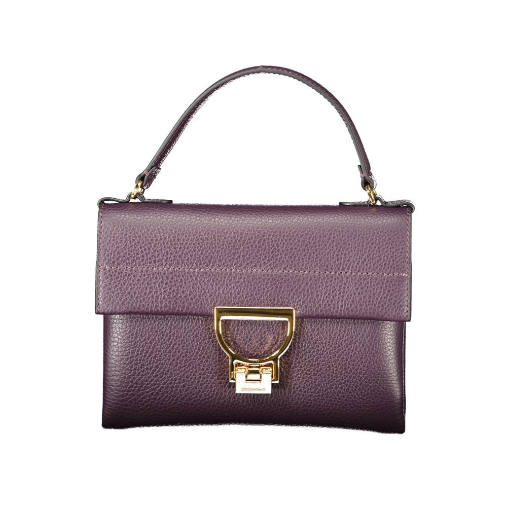 Coccinelle Purple Leather Arlettis Mini Crossbody Handbag