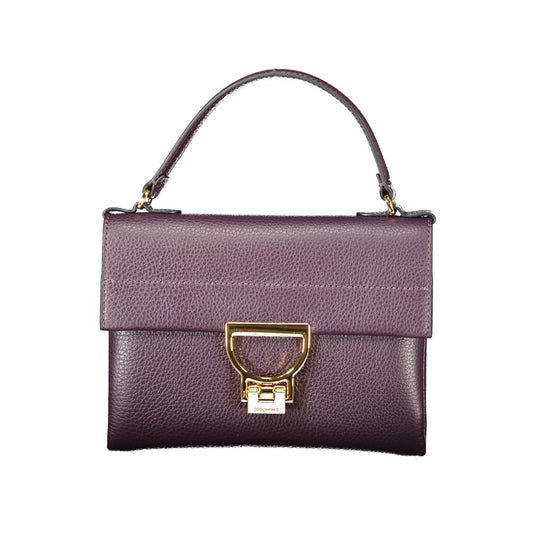 Coccinelle Purple Leather Arlettis Mini Crossbody Handbag