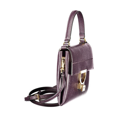 Coccinelle Purple Leather Arlettis Mini Crossbody Handbag