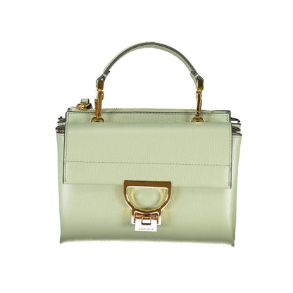 Coccinelle Green Leather Arlettis Small Crossbody Handbag