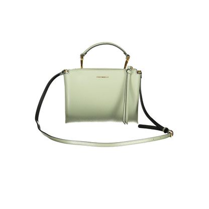 Coccinelle Green Leather Arlettis Small Crossbody Handbag
