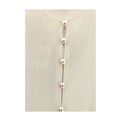 Self-Portrait Lurex knit long Dress