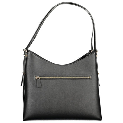 Guess Jeans Black Polyethylene Handbag