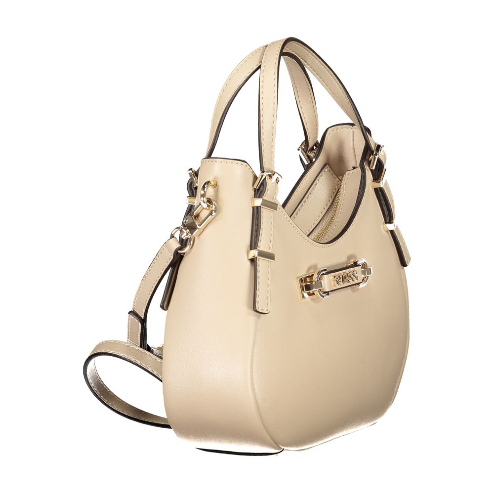 Guess Jeans Beige Polyethylene Handbag