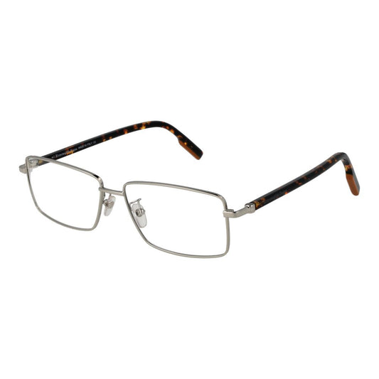 Ermenegildo Zegna Silver Men Optical Frames