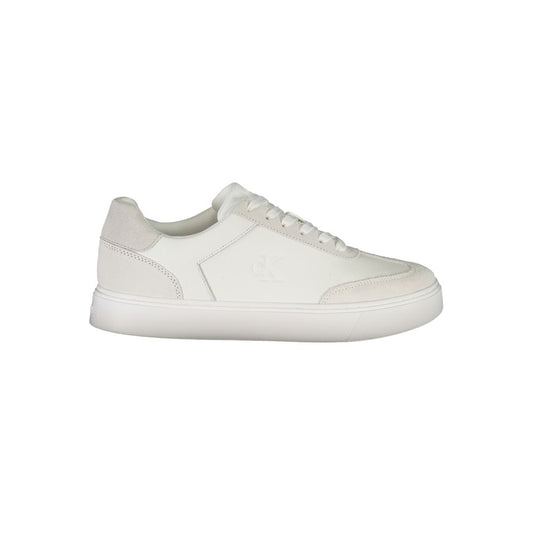 Calvin Klein White Polyester Sneaker