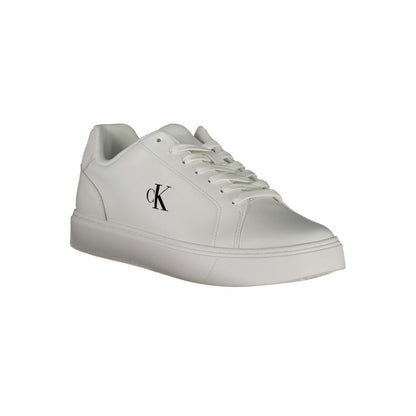 Calvin Klein Bianco Polyurethane Men Sneaker