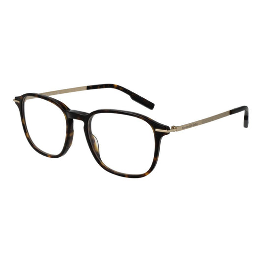Ermenegildo Zegna Brown Men Optical Frames