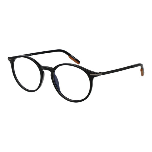 Ermenegildo Zegna Black Unisex Optical Frames