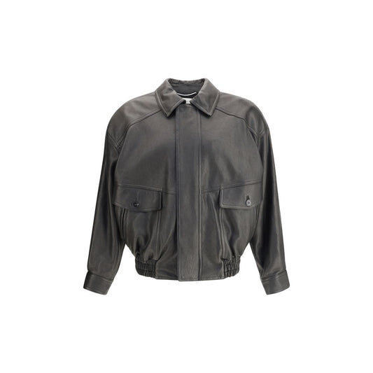 Saint Laurent Balloon Leather Jacket