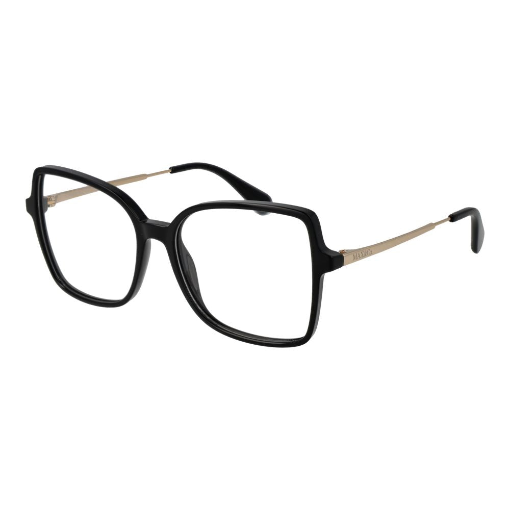 Max & Co Women's Full-Rim Square Stainless Steel Eyeglasses Frames - Black