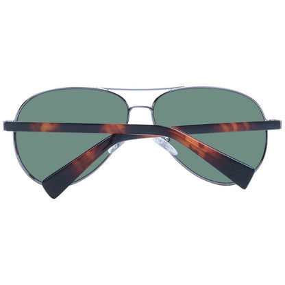 Sunglasses by Guess for unisex in and silver featuring an opulent aviator full-rim frame design with a sophisticated finish and high-performance non-polarized category-3-dark-tint lens.