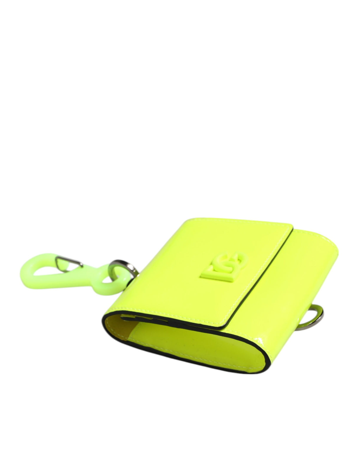 Dolce & Gabbana Calf Leather Cardholder Wallet - Green Yellow