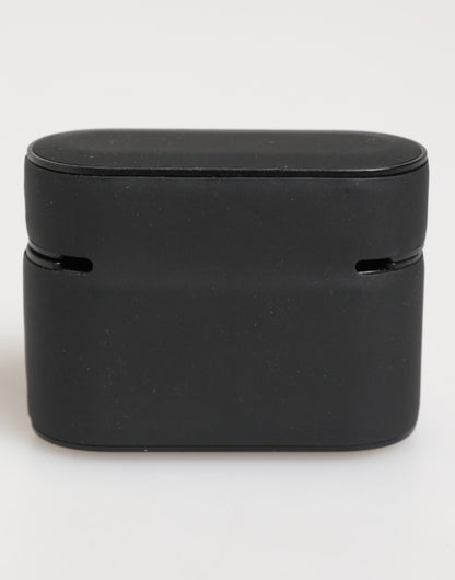 Dolce & Gabbana TU Polycarbonate PVC Polyurethane & Rubber Earbuds Carrying Case - Black Orange